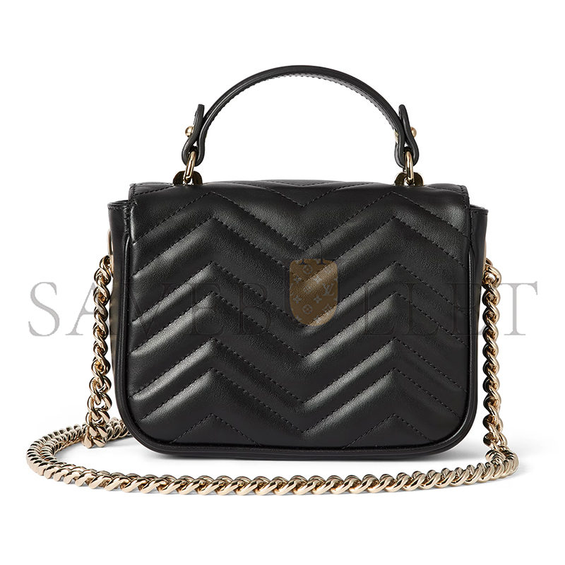 G*u*i gg marmont mini top handle bag 811238 (17*13*6cm)